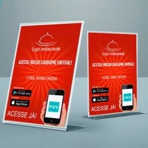 Displays de mesa personalizados para ponto de venda